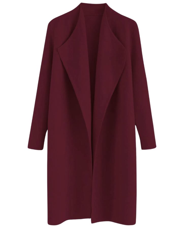 Open Front Knit Coatigan